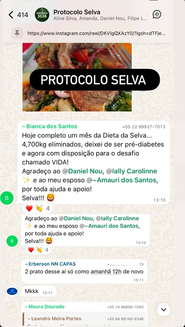 Relato 7 da comunidade